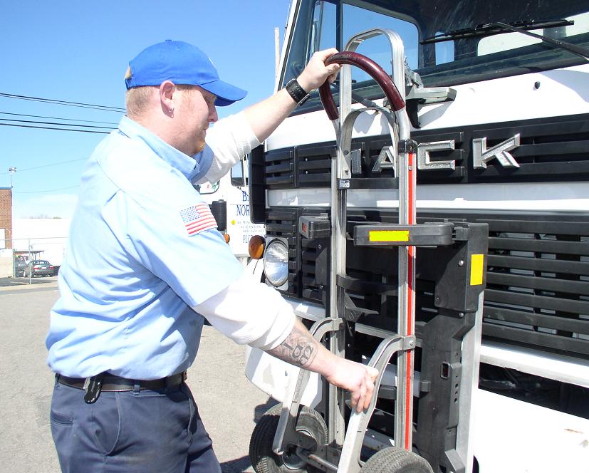 hand truck lock  Banko North Beverage  Mack Truck  HTS-10T Tilt Mount