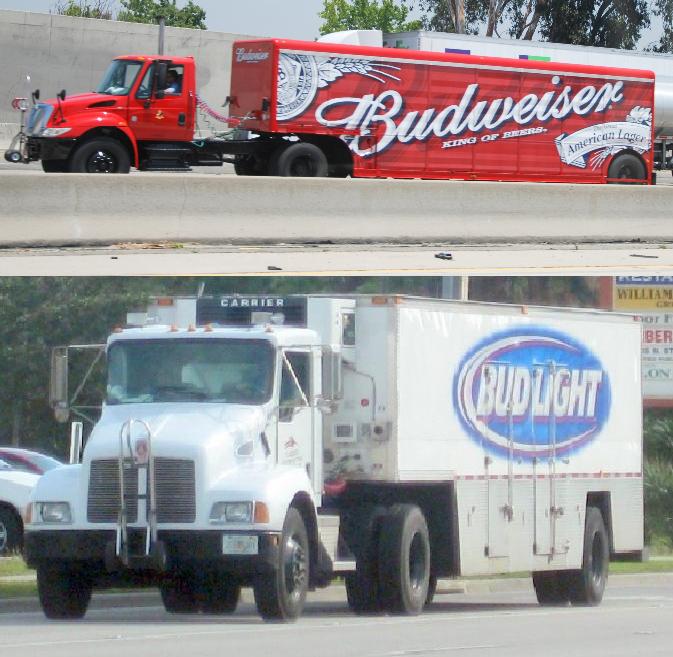 Navistar Budweiser  Kenworth T600 Bud Light