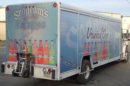 Seagram's Escapes beverage truck - B&P Liberator